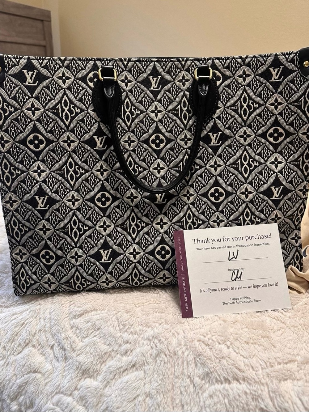 Louis Vuitton Special Edition 1854 On The Go with insert box and dust bag